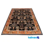 C Persia Handwoven Rug Elegant Design - Detail view showing pile texture close-up