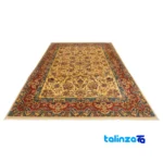Detail view of C Persia Handwoven Rug Elegant Design pile texture close-up
