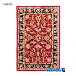 Handwoven Persian Carpet 9 Square Meters Red - Detail view showing pile texture close-up