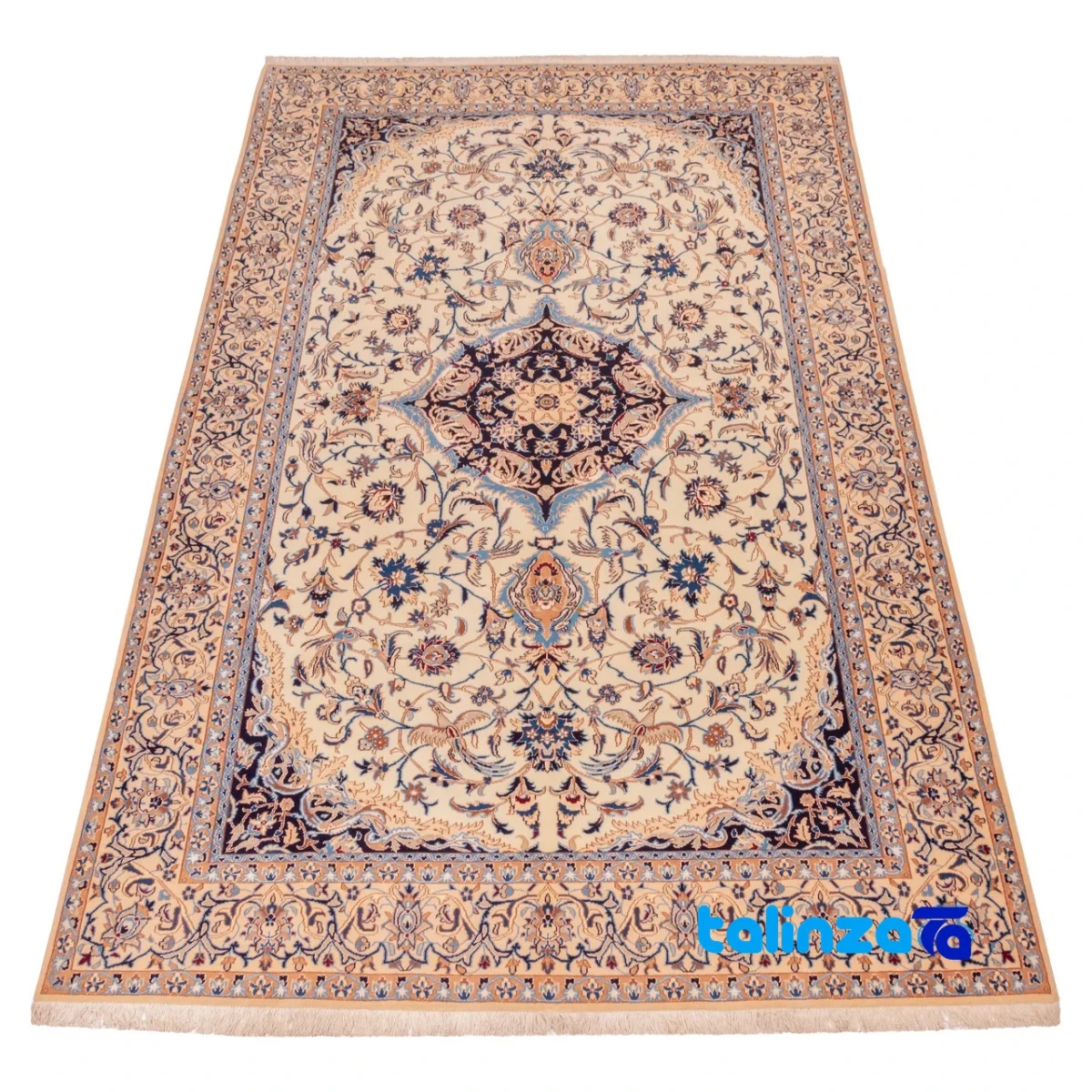 Si Persia Handwoven Rug Elegant Design 322 x 207 - Detail view showing pile texture close-up