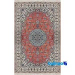Nain Handwoven Carpet Traditional Design - Weave close-up showing material and craftsmanship