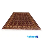 Detail view of C Persia Handwoven Rug - Colorful Design 293x206 cm pile texture close-up