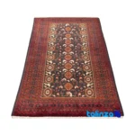 Baloch Handwoven Carpet Model 20.34.2834 Navy material and craftsmanship (Weave close-up)