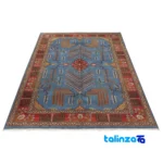 C Persia Handwoven Rug Elegant Design material and craftsmanship (Weave close-up)
