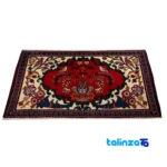 Si Persia Handwoven Rug Elegant Design - Detail view showing pile texture close-up