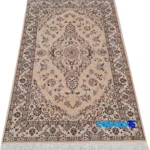 Nain Handwoven Rug 1. Design Lajak Toranji - Detail view showing pile texture close-up