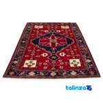 Si Persia Handwoven Carpet Luxurious Design Hand wash only material and craftsmanship (Weave close-up)