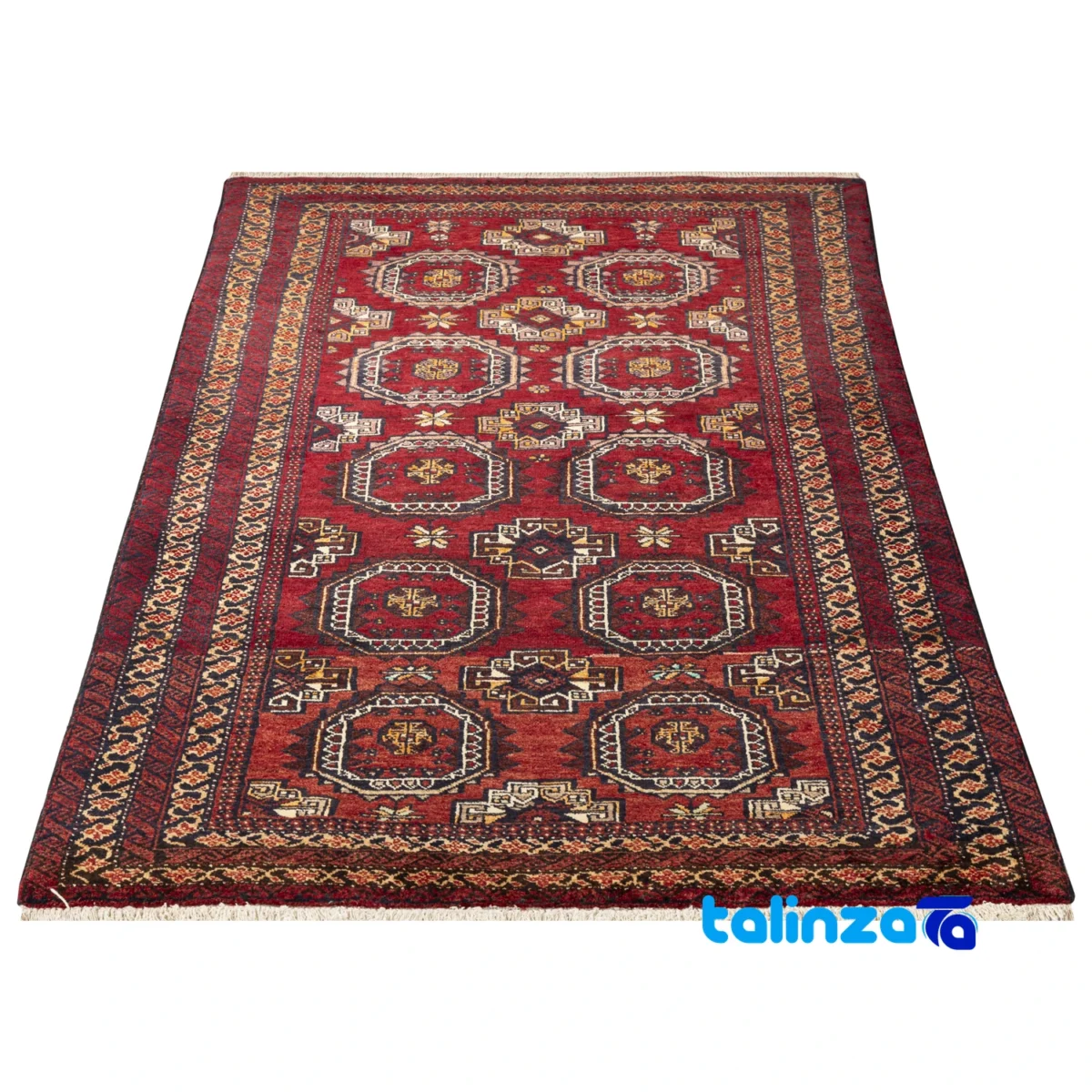 Baloch Handwoven Rug Model 20.72.1014 material and craftsmanship (Weave close-up)