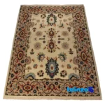 Detail view of C Persia Handwoven Rug Elegant Design pile texture close-up