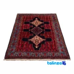 C Persia Handwoven Rug Red Design material and craftsmanship (Weave close-up)