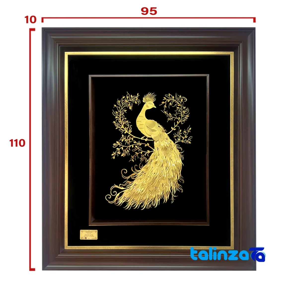 Packaging view of Mark Gold Peacock Panel TA04 10000 grams label and