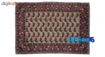 Detail view of Persia Handwoven Vintage Rug Set - Cream Design pile texture close-up