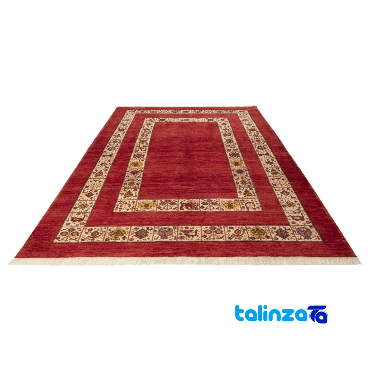 Si Persia Handwoven Rug Luxurious Design material and craftsmanship (Weave close-up)
