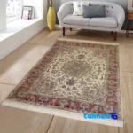 Reza Handwoven Rug Turkmen Design Aliya - Weave close-up showing material and craftsmanship
