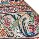 Handwoven Carpet NKP.TO.V.1.19 Traditional Design Hand wash - Weave close-up showing material and craftsmanship