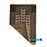 Handwoven Carpet NKP.TO.15 Traditional Design 120x80 cm material and craftsmanship (Weave close-up)
