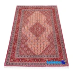 Detail view of C Persian Handwoven Carpet - Elegant Design 288x214 cm pile texture close-up