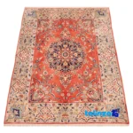 Si Persia Handwoven Area Rug Elegant Design material and craftsmanship (Weave close-up)