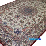 Nayin Handwoven Carpet Unique Design - Weave close-up showing material and craftsmanship