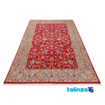 Weave close-up of C Persia Handwoven Rug Elegant Design 290 x 197 material and craftsmanship