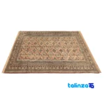 Turkmen Handwoven Area Rug - Rich Color and Craftsmanship material (Weave close-up)