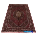 Cypress Handwoven Rug Red 202x120x1 cm material and craftsmanship (Weave close-up)