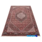 Cypress Persian Handwoven Rug Red - Weave close-up showing material and craftsmanship