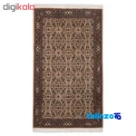C Persia Handwoven Rug - Elegant Cream Design - Weave close-up showing material and craftsmanship