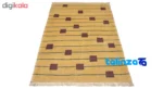 Detail view of C Persia Handwoven Rug Geometric Design pile texture close-up