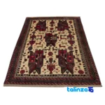 Sir Persia Handwoven Rug Elegant Design - Detail view showing pile texture close-up