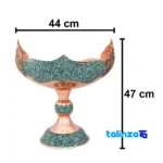 Packaging view of Kashkul Firouzeh Kubi Masterpiece Decorative Art label and