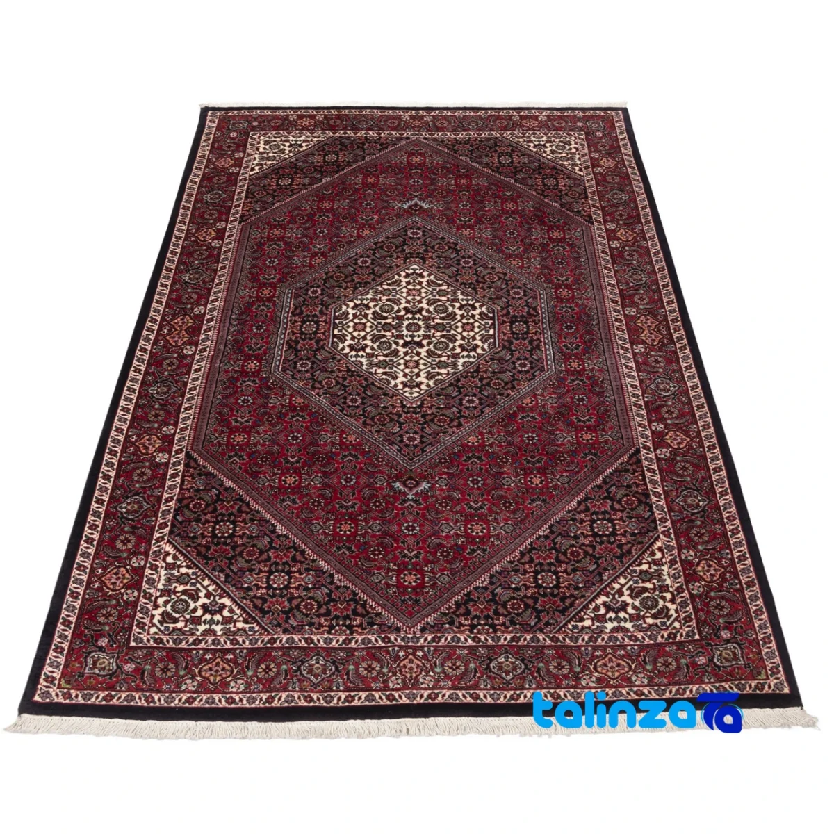 Si Persia Handwoven Rug Elegant Design material and craftsmanship (Weave close-up)