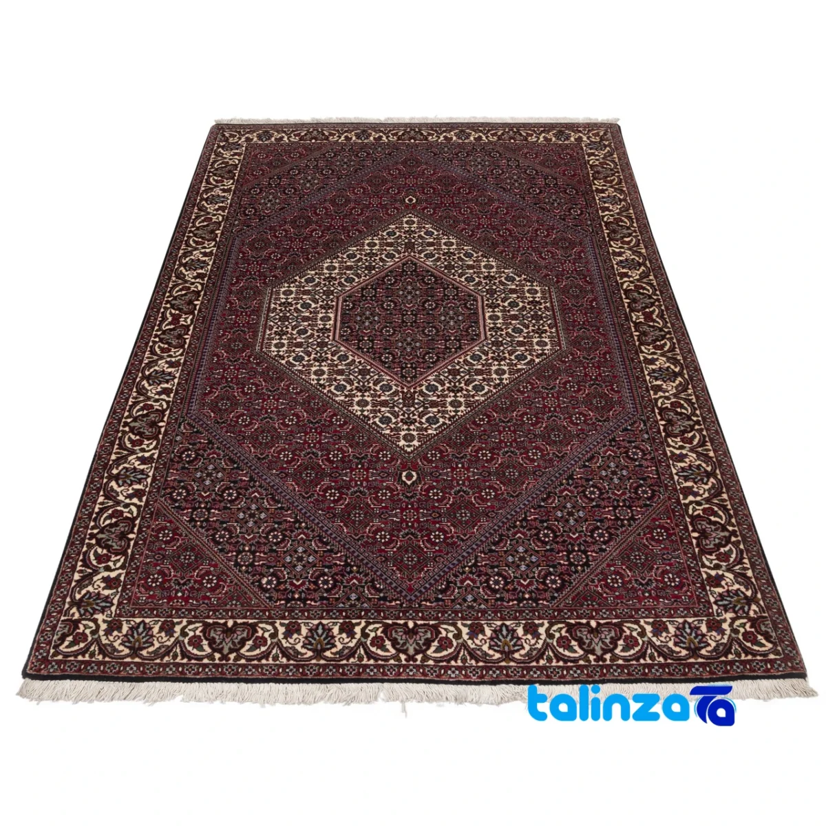 C Persia Handwoven Rug Luxurious Design material and craftsmanship (Weave close-up)