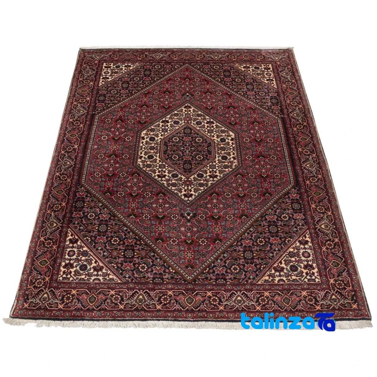Si Persia Handwoven Rug Elegant Design material and craftsmanship (Weave close-up)