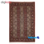C Persia Handwoven Rug - Colorful Fish Design material and craftsmanship (Weave close-up)
