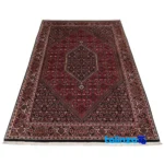 Detail view of Si Persia Handwoven Rug Red 184x110 cm pile texture close-up