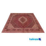 Detail view of Sepersia Handwoven Rug Elegant Design pile texture close-up