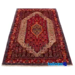 Detail view of Se Persia Handwoven Carpet Traditional Design pile texture close-up