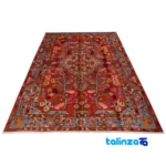 C Persia Handwoven Rug Elegant Design material and craftsmanship (Weave close-up)