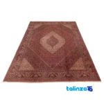 Si Persia Handwoven Rug Luxurious Design - Detail view showing pile texture close-up