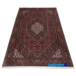 Si Persia Handwoven Rug Red pile texture close-up (Detail view)