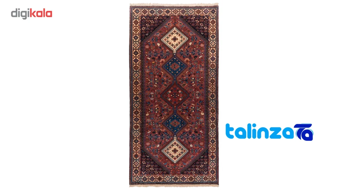 C Persia Handwoven Rug Unique Design material and craftsmanship (Weave close-up)