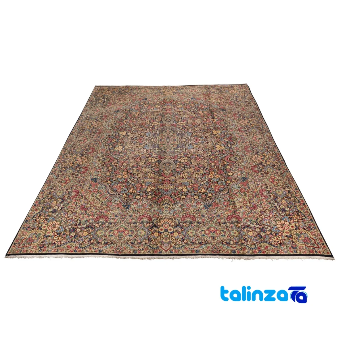 Detail view of C Persia Handwoven Rug 11m2 Elegant Design 385x290x1 cm pile texture close-up