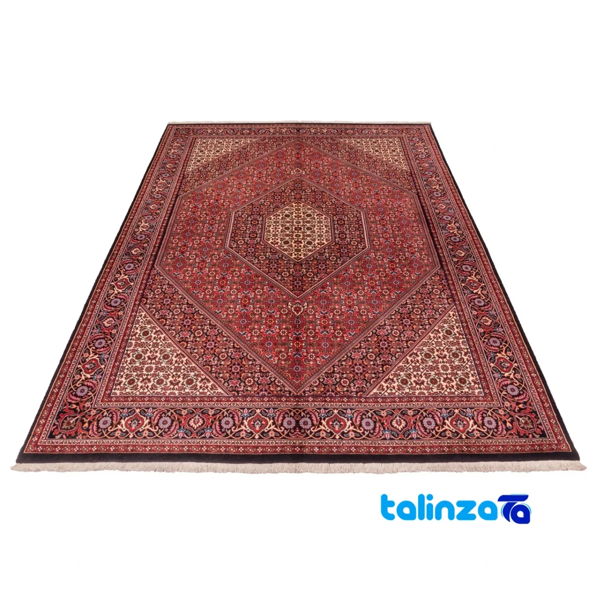 C Persia Handwoven Rug Luxurious Design material and craftsmanship (Weave close-up)