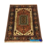 NKP Handwoven Rug Red Traditional Design material and craftsmanship (Weave close-up)