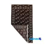 Turkmen Handwoven Carpet NKP.TO.32 Unique Design - Weave close-up showing material and craftsmanship