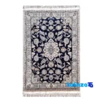 Nain Handwoven Carpet - Traditional Natural Dyes - Detail view showing pile texture close-up