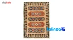 Si Persia Handwoven Rug Geometric Design pile texture close-up (Detail view)