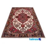 C Persia Handwoven Rug Elegant Design - Weave close-up showing material and craftsmanship