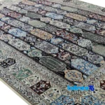 Nain Handmade Carpet Moharamat Design Multi-Color - Detail view showing pile texture close-up